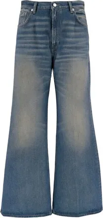 Haikure Washed-effect Wide-leg Jeans