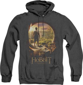 Gildan The Hobbit Hobbit In Door Adult Heather Hoodie / Hooded Sweatshirt