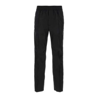 Valentino Garavani Toile Iconographe Chino Pant - male - Valentino Garavani - Slim-fit Trousers - Black - M - Trousers