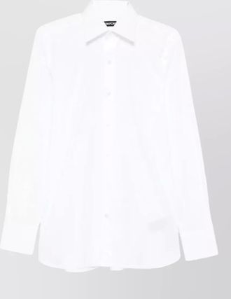 Tom Ford cotton shirt long sleeves button collar