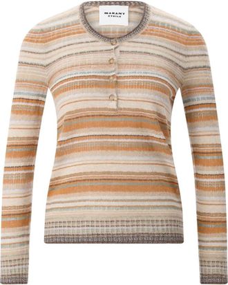 Isabel Marant Ronde hals gebreid - Dames - Ronde hals truien - Veelkleurig - S - Linnen - Truien & Vesten