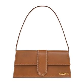 Jacquemus Shoulder Bags, female, Brown, Size: ONE SIZE Le Bambino Long