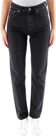 Nudie Jeans Straight Jeans - Dames - Slim Fit Jeans - Zwart - W29 L30 - Jeans