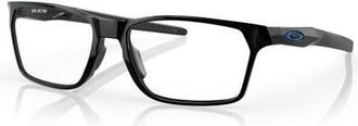 Oakley 55mm Rectangle optical glasses in Black at Nordstrom
