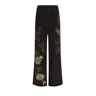Momoni Wide Trousers, female, Black, Size: M Baniwa Wide Trousers