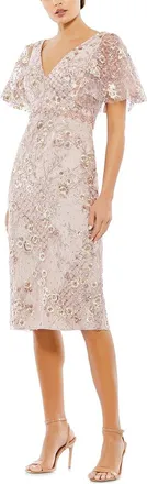 Mac Duggal Embellished Cocktail Dress