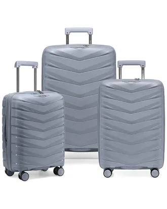Travelers Choice Happy Living Happy Living Expandable 3Pc Luggage Set