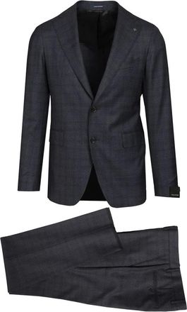 Tagliatore Kostuums, Heren, Blauw, 2Xl, Wol, Kostuumsets