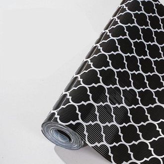 OEM Protector Cajones Estantes Antideslizante Impermeable, Cajones Armarios (30 X 600 Transparente Tr&eacute;bol Cuatro Hojas Puntos Relieve, 30 X 600 Cm