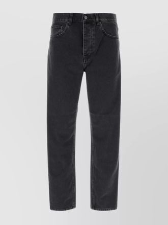Carhartt Work in Progress denim mid-rise relaxed tapered jeans