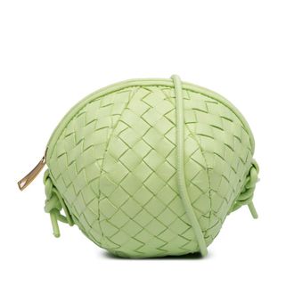 Bottega Veneta Pre-owned Bottega Veneta Mini Lambskin Intrecciato Mava Crossbody Ladies H4EC7J5XWJ4WXJPW