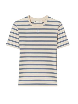 Tory Burch Gestreiftes Baumwoll-T-Shirt von Tory Burch