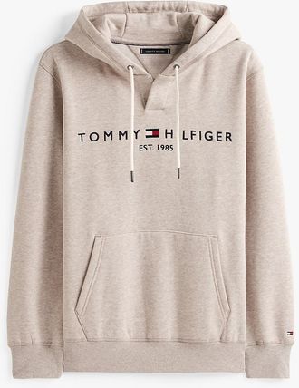 Tommy Hilfiger Mens Tommy Logo Hoodie - Brown - XL