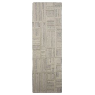 Flair Rugs Alfombra de lana de pasillo beige 80x300cm
