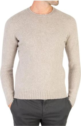 Drumohr Trui - Heren - Ronde hals truien - Beige - XL - Truien & Vesten