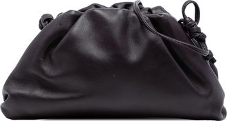 Bottega Veneta Deep Purple Lambskin The Mini Pouch Crossbody