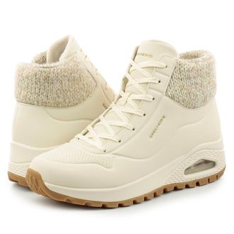 Skechers Womens Cream Uno Rugged Boots 167988/NAT - 6.5 UK