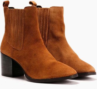 Osprey Womens Osprey London The Naples Suede Womens Tan Boots - Brown - Size: 4