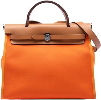 Herm&egrave;s Pre-owned Hermes Toile Herbag Zip 31 Ladies YKDHHT4LE3IY30CB