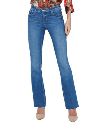 L'agence Lagence Sneeki Low-Rise Sneaker Stockton Straight Leg Jean