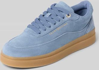 Tommy Hilfiger Low Top Sneaker in Wildlederoptik in Hellblau, Größe 39