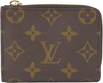 Louis Vuitton Monogram Marron Pink Coated Canvas Coin Purse/Coin Case (Pre-Owned)