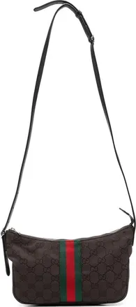 Gucci Small Lunetta GG Web-stripe Shoulder Bag