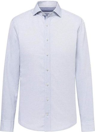 Hackett Overhemden, Heren, Wit, 2Xl, Ticking Overhemd