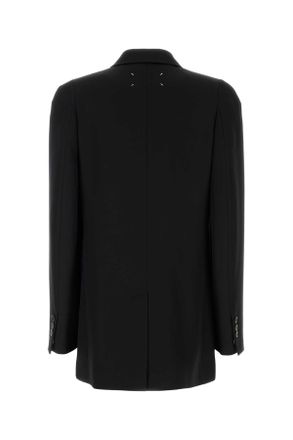 Maison Margiela Black Giacche E Gilet Jacket