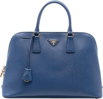 Prada Pre-owned Prada Large Saffiano Lux Promenade Satchel Z7X6TXD9AB60ZX4O