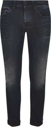 Dondup Slim Fit Jeans - Heren - Slim Fit Jeans - Zwart - W38 - Jeans