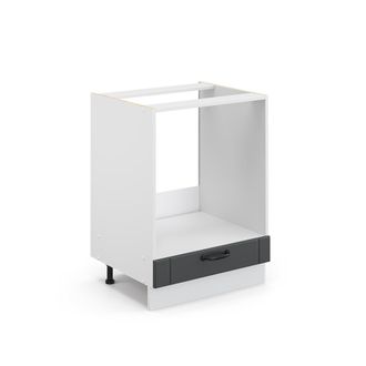 Vicco Armario Para Horno Empotrado Fame-line, Antracita Casa De Campo, 60 Cm Sin Encimera Vicco