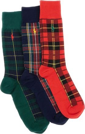 Polo Ralph Lauren Calzini a quadri (3 paia) - Nero