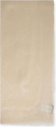 Alberta Ferretti Fijngebreide Sjaal - Dames - Wintersjaals - Beige - ONE Size - Wol - Accessoires