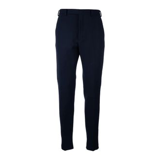 Prada Suit Trousers, male, Blue, Size: S Technical Gabardine Pants