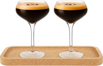 Final Touch Espresso Martini Set - 3 Pieces - 10 oz in Clear at Nordstrom