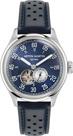 Aston Martin AML Timeless - Heren - Horloges - Zwart - ONE Size - Leer - Accessoires