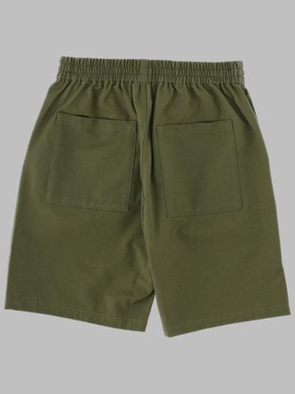 Moschino Logo-Embroidered Shorts - Green