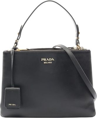 Prada Pre-owned Prada Leather Satchel Ladies T7TD3E3HWS10LHVC