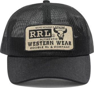Ralph Lauren Cappello trucker in rete e denim Rrl By Ralph Lauren