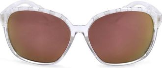 adidas Ladies White Round Sunglasses SP0013-01A-3