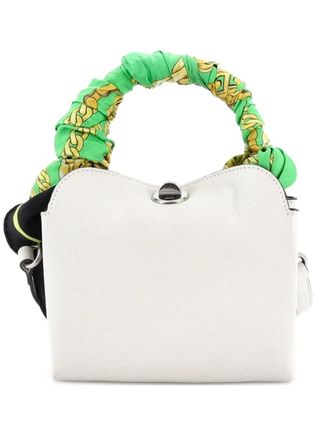 Balenciaga Flap Scarf Top Handle Bag Leather XS shoulder bag - Green