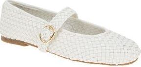 BCBGeneration Elayen Woven Mary Jane Flat in Cloud Dancer at Nordstrom Rack, Size 9.5