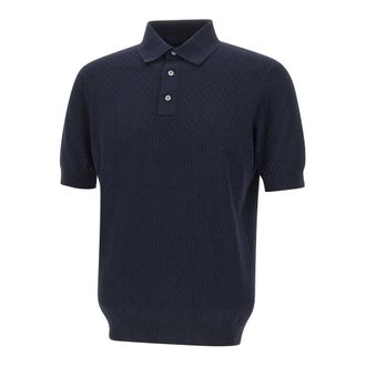 FILIPPO DE LAURENTIIS Polo Shirts, male, Blue, Size: 2XL Polo Shirt