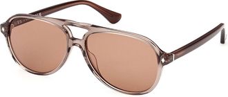 Web Eyewear Web WE0368 45E Mens Sunglasses Brown Size 59