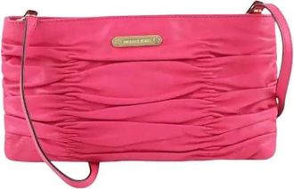 Michael Kors Pre-owned Cross Body Bags, female, Pink, Size: ONE SIZE Pre-owned Pochette Femme