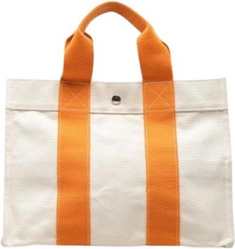 Herm&egrave;s Pre-owned Bora Bora PM Tote Bag - Dames - Vintage Shopper - Wit - ONE Size - Vintage