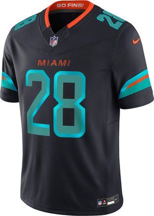 Nike DeVon Achane Miami Dolphins Rivalries Collection Nike Mens Dri-FIT NFL Limited Jersey in Blue | 31NM0G649PF-TQ5