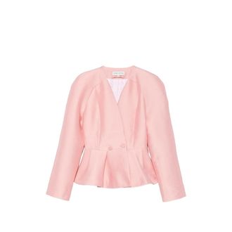 Stine Goya Peplum-hem V-neck Jacket