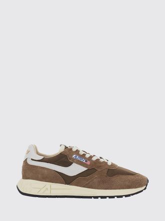 Autry Reelwind Nylon and Suede Bovine Leather Sneakers with Jagged Sole